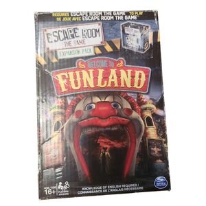 Escape Room The Game Welcome to Funland Expansion Pack Board Game 16+